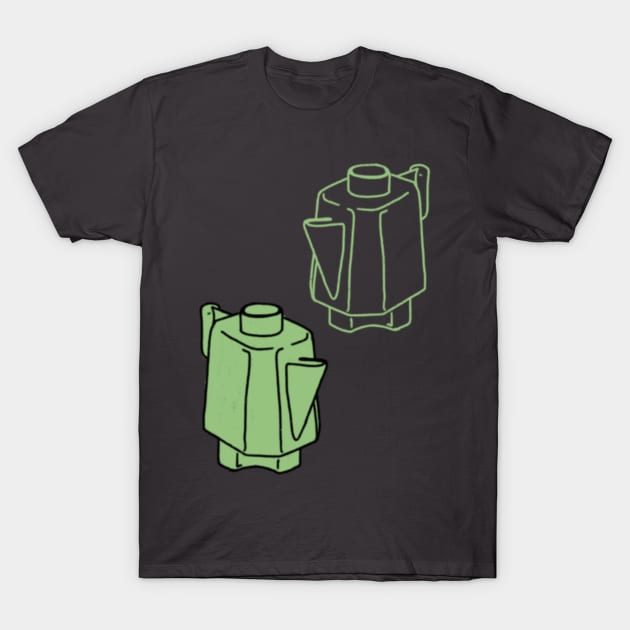 Lego Teapot T-Shirt by okaybutwhatif